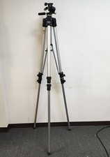 Vintage Bogen Manfrotto 3058 Tripod Legs with 3057 Pan/Tilt Head - Extends to 8'