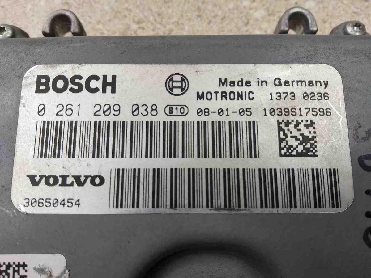 261 209 038 Engine/motor Brain Box VOLVO 40 SERIES 06 07 08 261 209 038 Engine/motor Brain Box VOLVO 40 SERIES 06 07 08