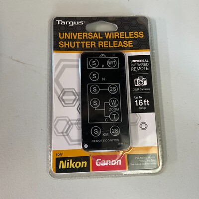 Targus Wireless Shutter Camera Release Infrared Remote TG-USR01-101 Brand new