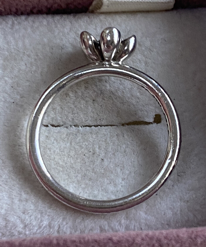 Genuine Pandora Silver  Daisy Patterned  Ring , S… - image 9