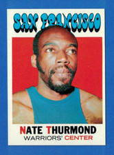 1971 Topps Basketball #131 Nate Thurmond NM-MT OC HOF San Francisco Warriors