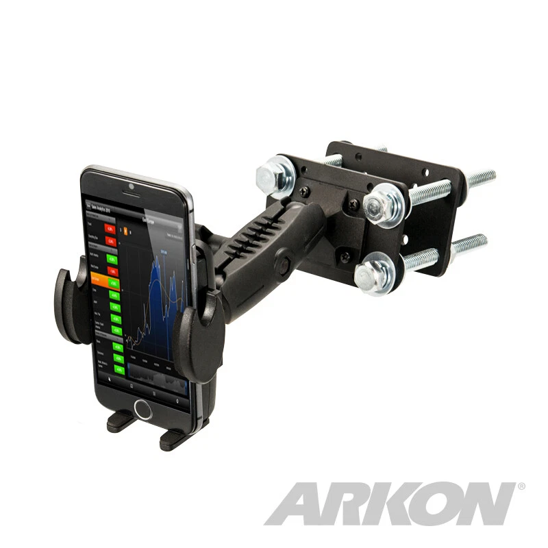 ARKON FLBKTSM4 Robusto Soporte para Carretilla Elevadora Montaje para Teléfono Minorista Negro Foto 2 de 4