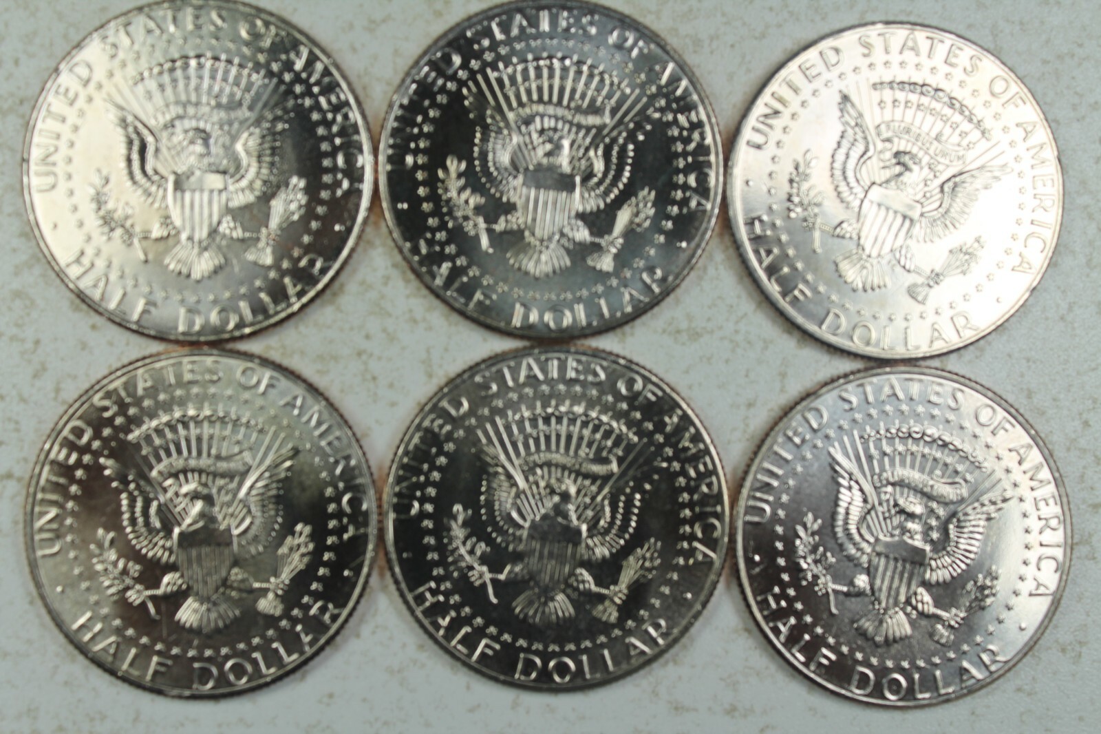 2018 2019 2020 P & D Kennedy Half Uncirculated Mint roll Set 2018-2020 ...