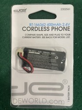 Digital Energy 2302561 2.4V/400mAh NIMH Cordless Phone Battery BT-166342