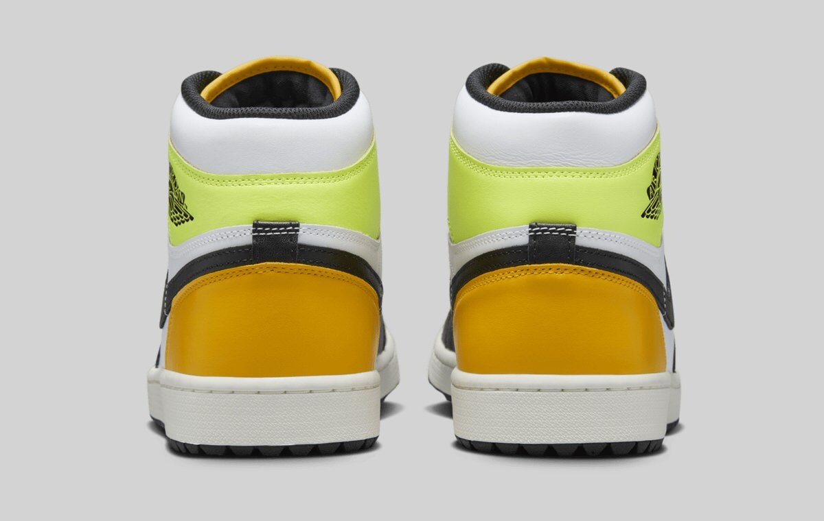 DQ0660-105 Nike Air Jordan 1 High Golf White University Gold Volt