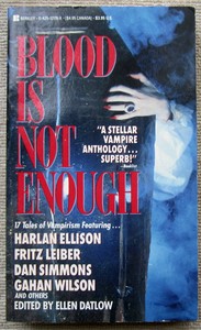 Blood Is Not Enough Pb 1st Berkley Carrion Comfort By Dan