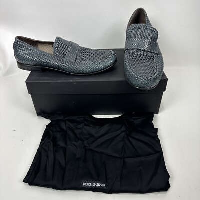 スニーカー DOLCE & GABBANA derby shoes in woven fabric Woven Derby shoes in black - Dolce Gabbana | Mytheresa