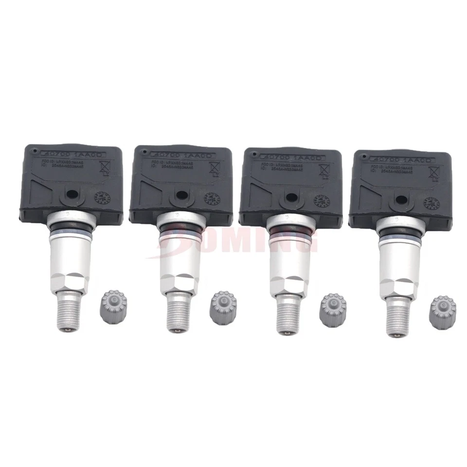 4x 40700-1AA0D TPMS SENSORS FOR NISSAN INFINITI ALTIMA MAXIMA FRONTIER CUBE Foto 4 de 4