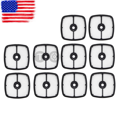 10pc Air Filter For Echo 13031054130 Trimmer Blower A226001410 SRM 210 225 HC150