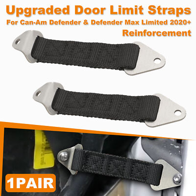 2PCS For Can-Am Defender & Defender Max Limited 2020+ Upgraded Door Limit Straps