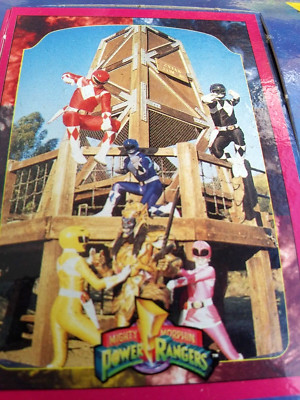 Power Rangers 1994 Mighty Morphin  Series 2 Trading Card Empty box !! Cheap ! 4