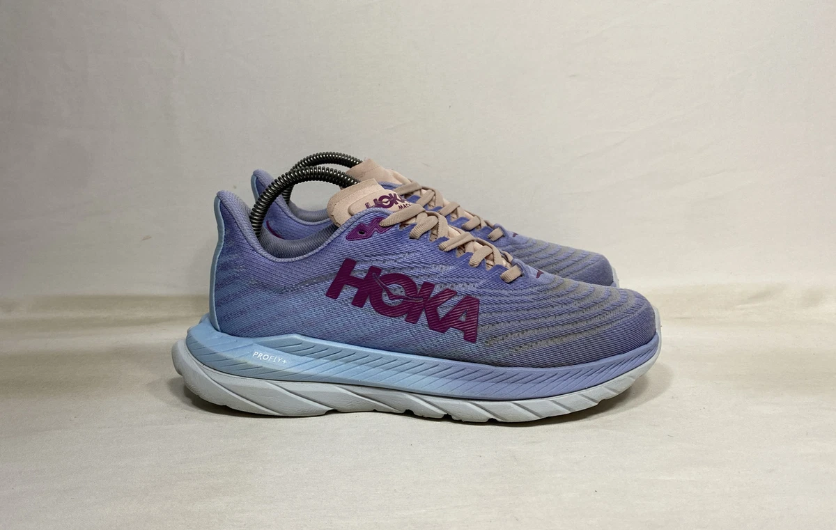 Hoka One One Women's Mach 5 1127894 Blue Purple Running Shoes Sneakers Size  7.5