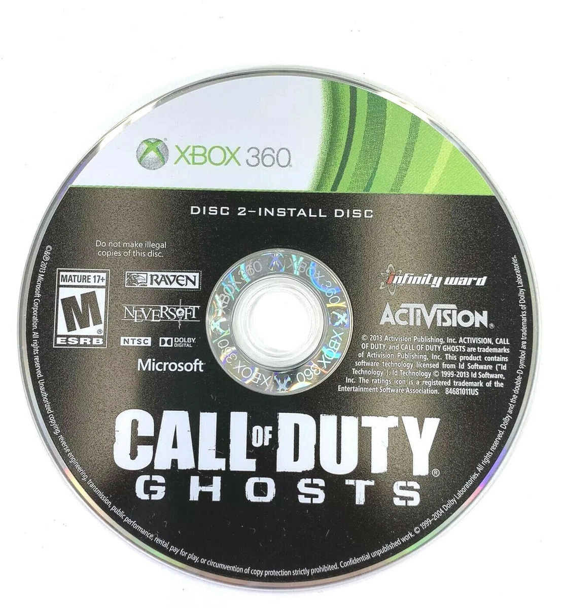 Call of Duty: Ghosts Xbox One Disc Only