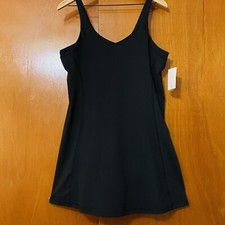 J. Crew Black Sport Dress Size Large CloudStretch Built In Shorts