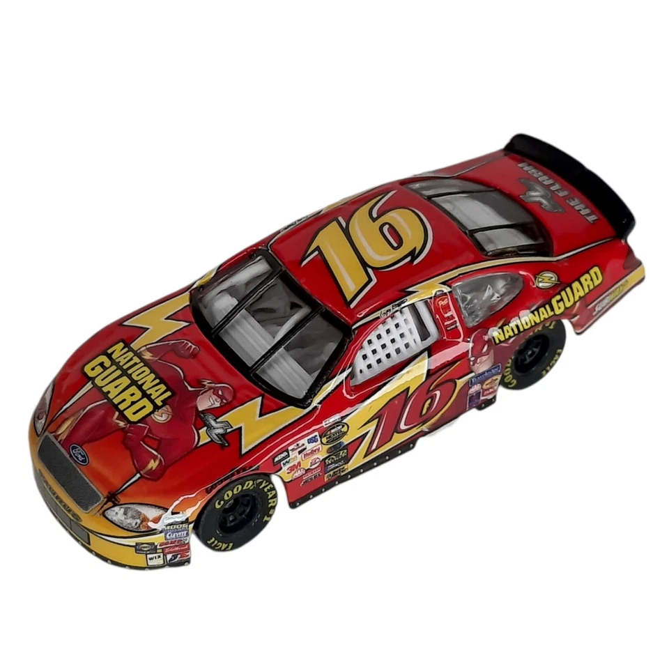 Figura de acción flash Hot Wheels DC Comics 2004/con NASCAR Diecast Race Car lote de colección Foto 3 de 4