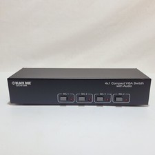 Black Box AC506A-4A 4X1 Compact VGA Switch W/ Audio