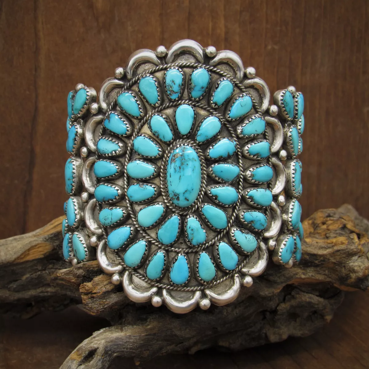 Turquoise cluster bracelet deals