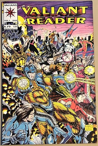 VALIANT READER #1 Valiant Comics Vintage 1993 Bagged & Boarded GOOD!