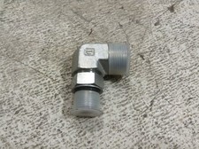 Parker 3/4" ID to 1/2" ID Hydraulic 90 Degree Elbow Fitting New (TSC)