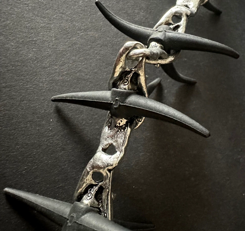 Schwarz Dorn Halsreif Kette Alchemy Gothic - Bild 4 von 4