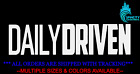 <!--F#f_0-->DAILYDRIVEN Car Window Vinyl Decal Funny Graphic LAPTOP Sticker DAILY DRIVER NEW<!--F/-->