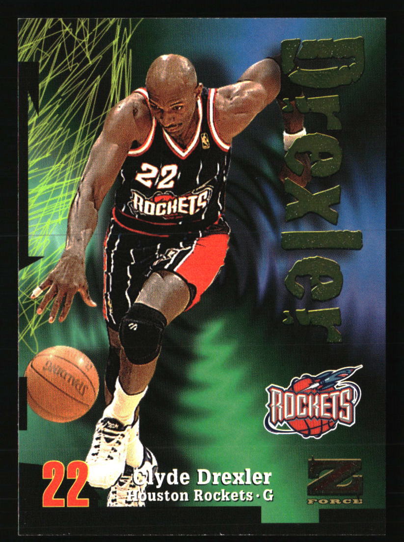 Clyde Drexler 1997-98 SkyBox Z-Force #22 BASKETBALL Card