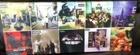 Oasis Album Collage 24"x10" On A Wooden Stretcher Frame,