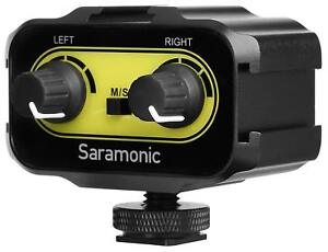 Saramonic SR-AX100 Microphone Audio Mixer pour DSLR et Caméscopes (Jaune)