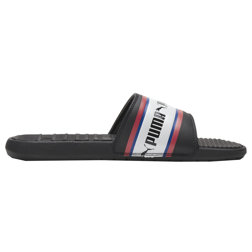 Повседневные сандалии Puma Cool Cat Stripe Repeat Slide мужские Размер 12 М 385887-01