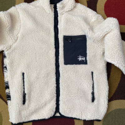 STUSSY VENUS JACQUARD SHERPA JACKET SIZE XXL | eBay