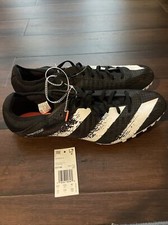 Adidas Mens Black Sprintstar Track  Field Running Sprint Shoes Sz 13 w Spikes
