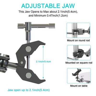 Tablet und Mikrofon Halter St?nder aus Aluminiumlegierung passend f��r verschie