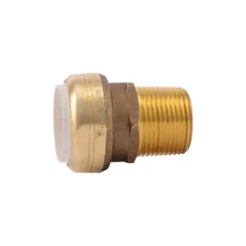 Sharkbite 1In Pvc X 1In Mnpt Brass Pvc Male Adapter
