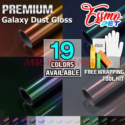 ESSMO PET Galaxy Dust Gloss Auto Car Vinyl Vehicle Wrap Decal Sticker Sheet Film