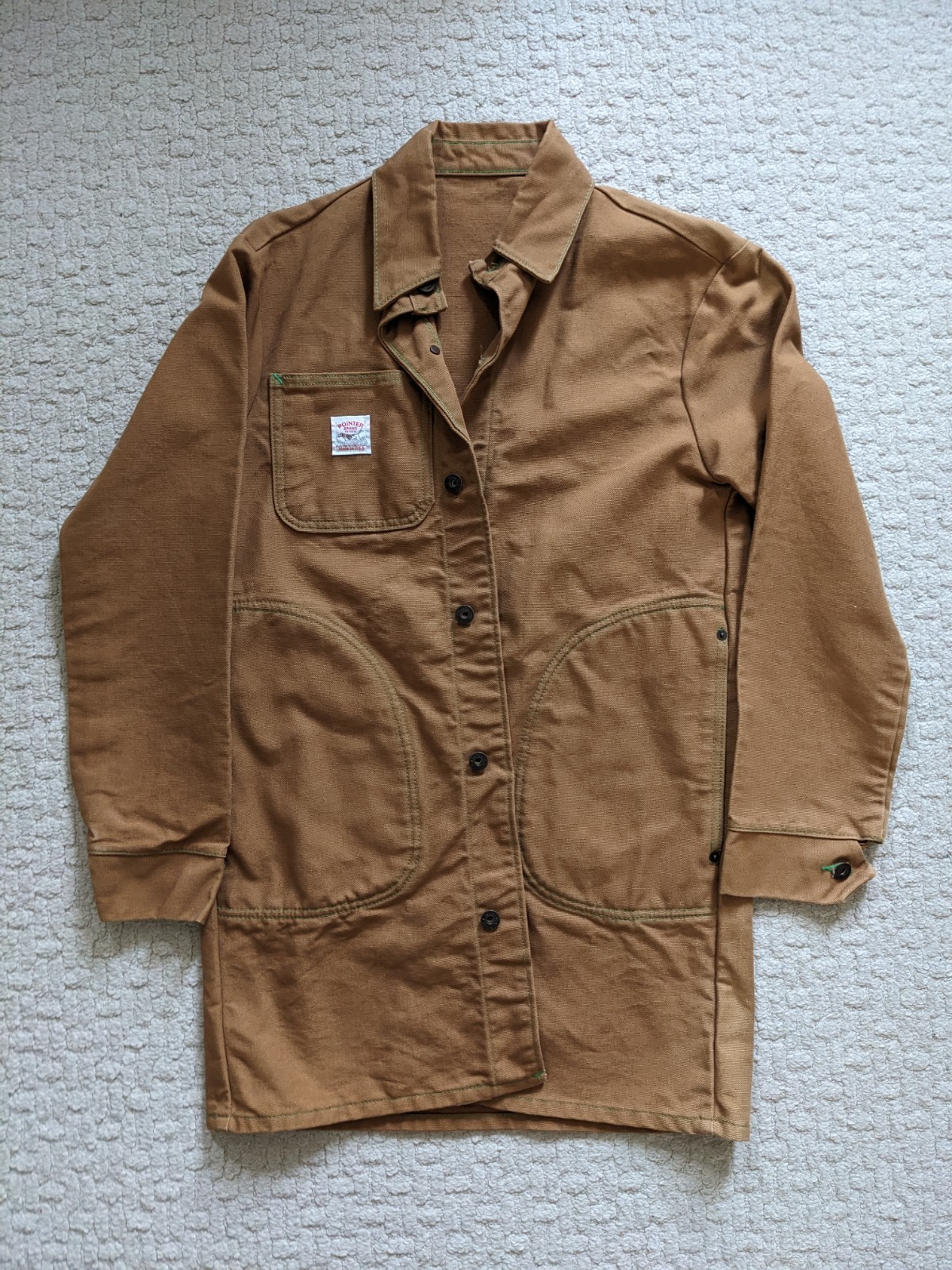 NOS Pointer Brand Chore Work Shop Jacket Made USA… - image 1