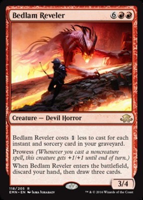 Bedlam Reveler Eldritch moon Lightly Played, English