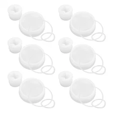  40 Pcs Small Barrel Caps Plastic Plug Chemical Storage Bucket Lid Drum Bung