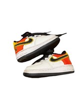 Nike Force 1 '18 TD Raygun Size 4C White Black Orange DD9533-100 Toddler Shoes