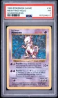 1999 POKEMON BASE SET SHADOWLESS #10 MEWTWO-HOLO PSA 1