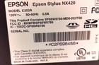 Epson NX420 All-In-One Wifi Printer-NOT Working (PARTS) w/ cord + 10 ink jets — photo 3
