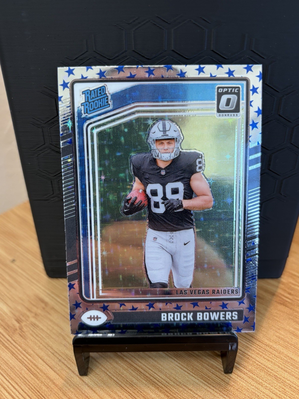 2024 Panini Donruss Optic - Rated Rookie Brock Bowers #215 Stars Prizm (RC)