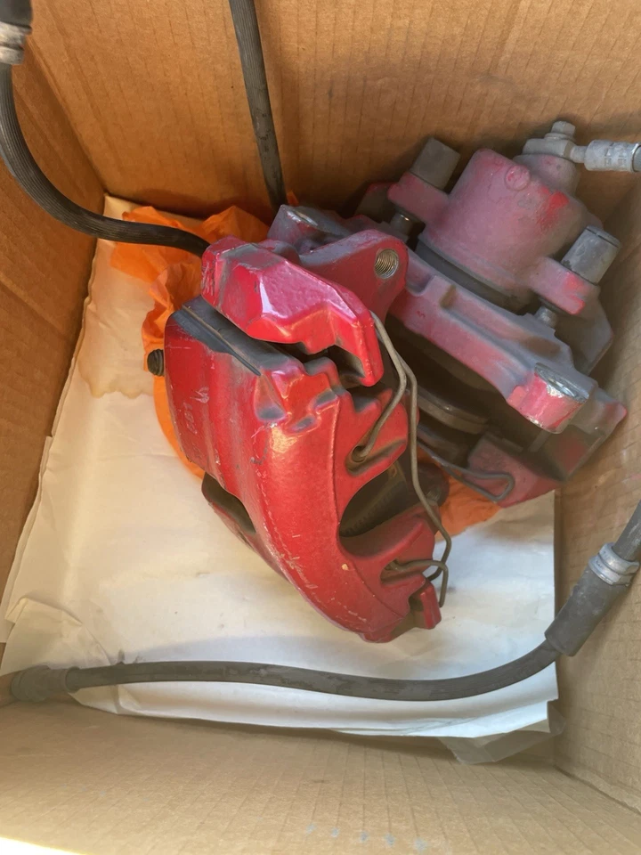 大众捷达 Gli Mk6.5 前原始设备制造商制动卡钳 13-17 适用于红色 312 毫米转子 — 第 2/4 张图片