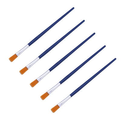 5Pcs/Lot Soft Nylon Cleaning Brush Plastic Handle BGA Soldering Flux Paste Brush
