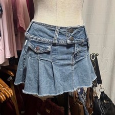 Vintage Y2K Hollister Denim Mini Skirt