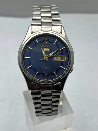 Vintage Seiko 5 Automatic 17 Jewels Mens Japan 7009-3101 Spare/Repair (B25)