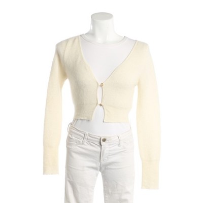 Jacquemus Strickjacke 38 Weiß Sehr gut
