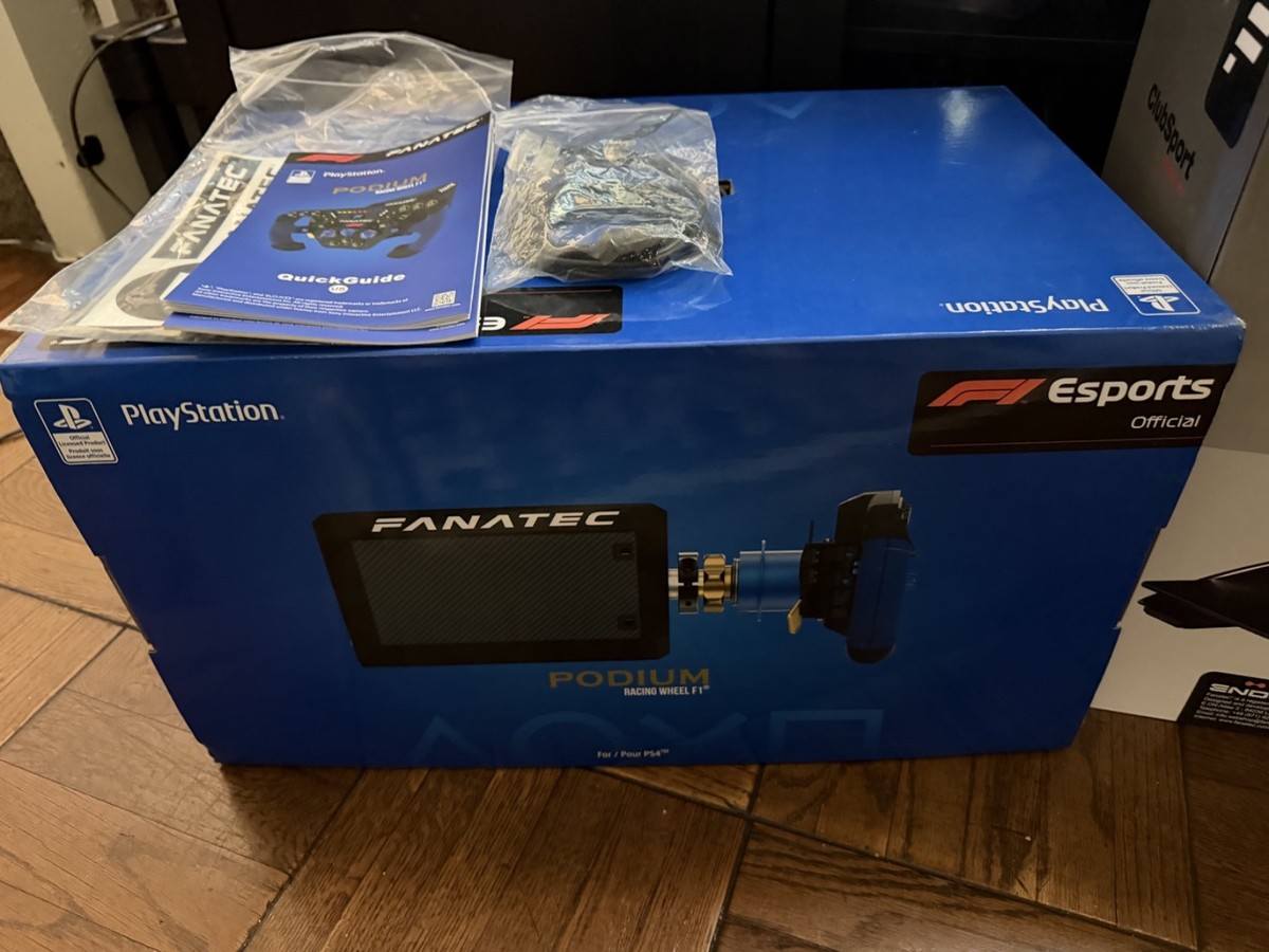Fanatec DD1 PlayStation Limited Edition Blue Carbon Wheel Base QR2