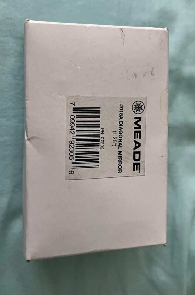 Meade - Espejo diagonal #918A 1,25 pulgadas para telescopio con caja original Foto 2 de 3
