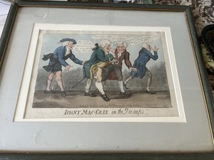 1805 “Johnny Mccree In The Dumps “. One Of Three Known To Exist.