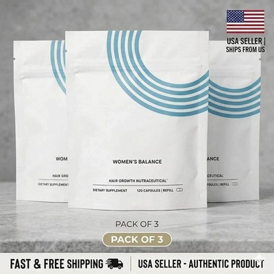 Pack Of 3 Women's Balance Refill Pouch 360 Capsules Ages 45 and Up-Free Shipping